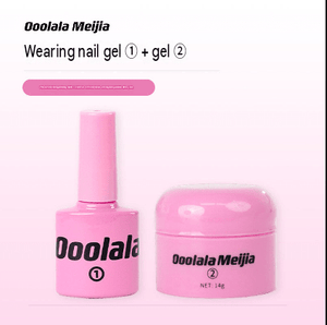 للعناية بالأظافر | مجموعة جل لاصق الأظافر Oolala Meijia - رفعة