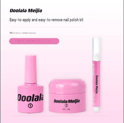 للعناية بالأظافر | مجموعة جل لاصق الأظافر Oolala Meijia - رفعة