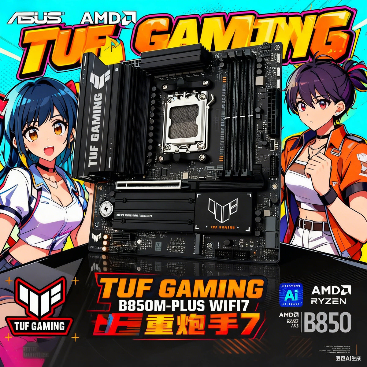 لوحة أم Motherboard AMD B850 / X870E لتجميعات قيمنق - رفعة