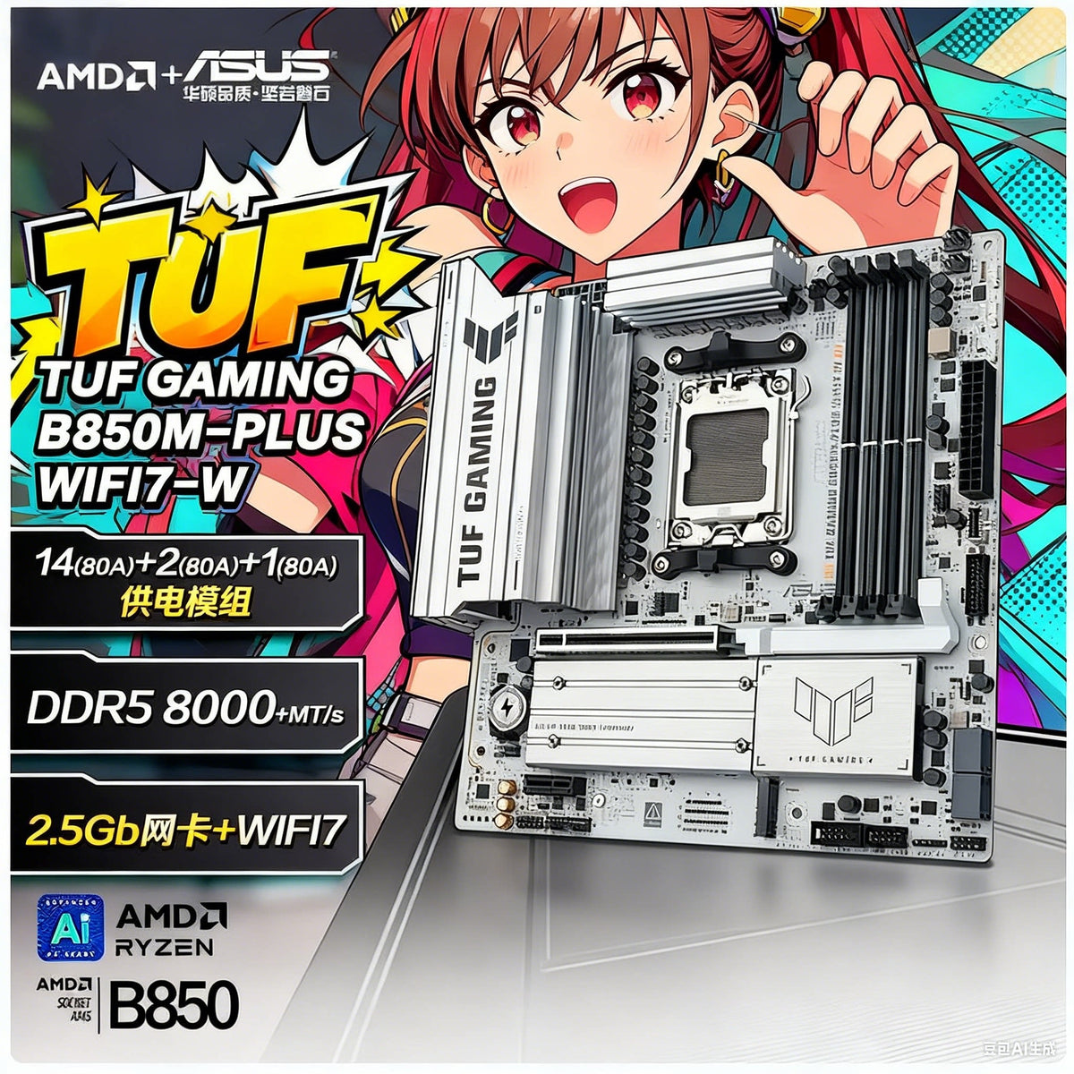 لوحة أم Motherboard AMD B850 / X870E لتجميعات قيمنق - رفعة