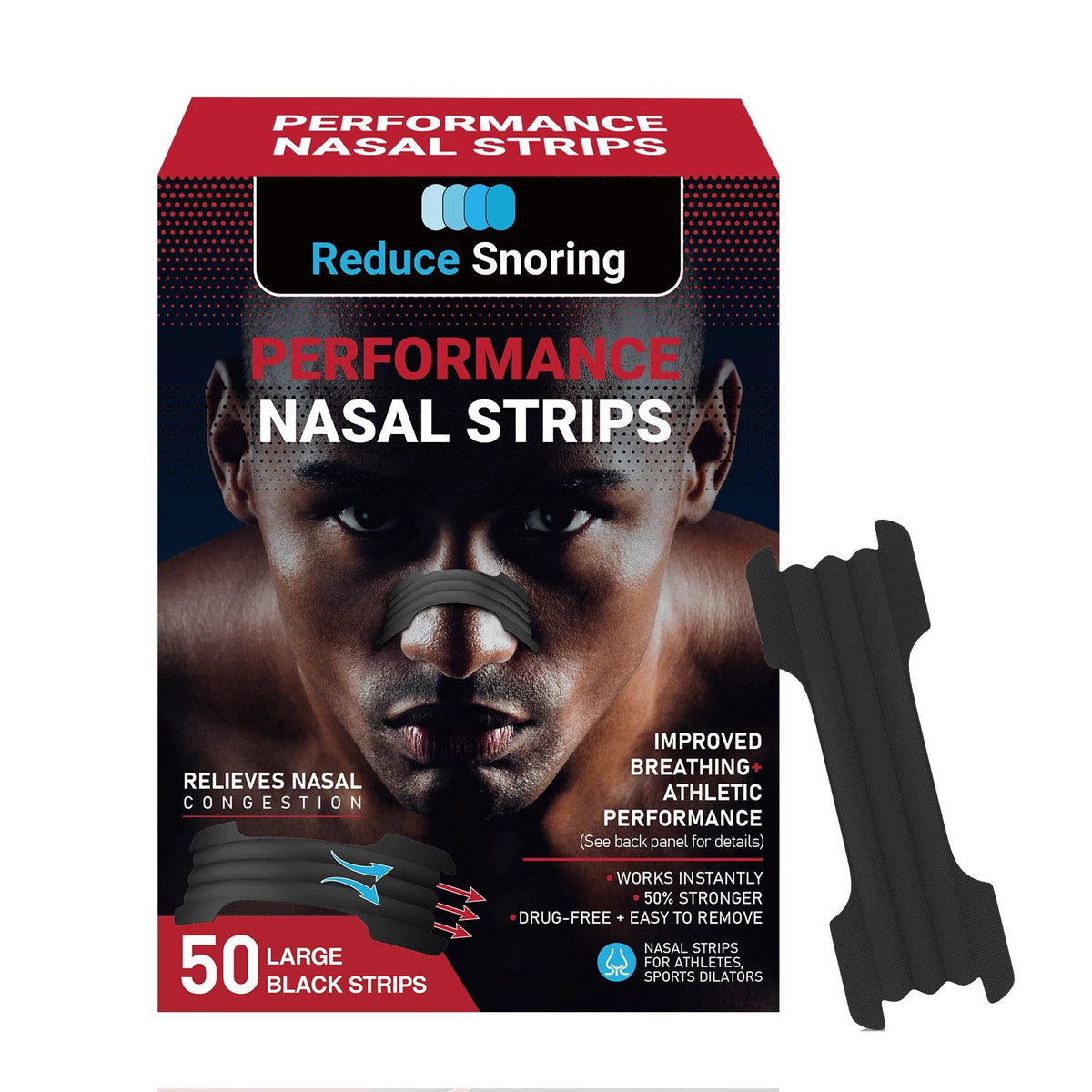 لصقات الأنف الرياضية Nasal Strips لتحسين التنفس - رفعة