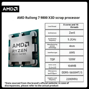 معالج AMD Ryzen 9000 Series بمعمارية Zen 5 للألعاب - رفعة