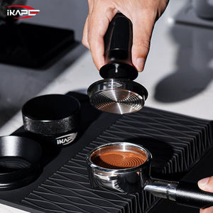 مكبس قهوة اسبريسو معاير IKAPE بضغط ثابت شفاف - رفعة