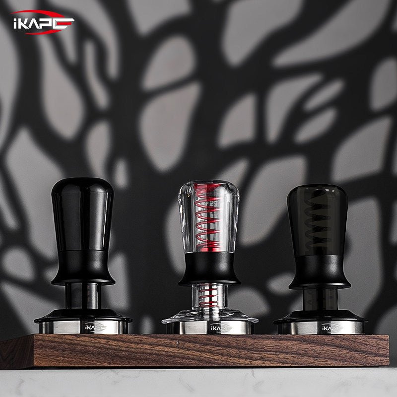 مكبس قهوة اسبريسو معاير IKAPE بضغط ثابت شفاف - رفعة