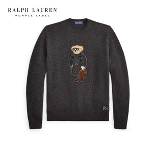 لقطة أخرى لكنزة الكشمير بولو بير من Ralph Lauren Purple Label