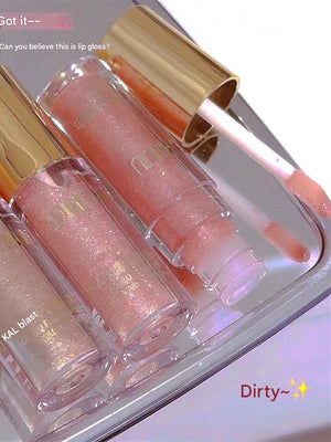 ملمع شفاه Lip Gloss بلمعة جليتر براقة وتغطية فائقة - رفعة