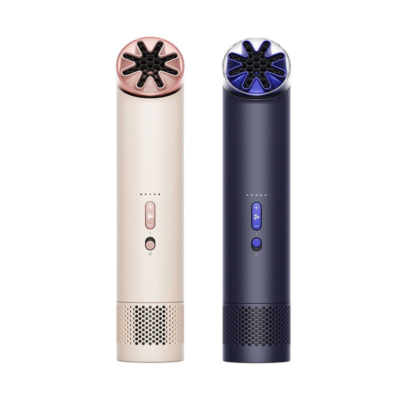 مروحة HushJet Mini Cool باللونين البيج والأزرق الداكن
