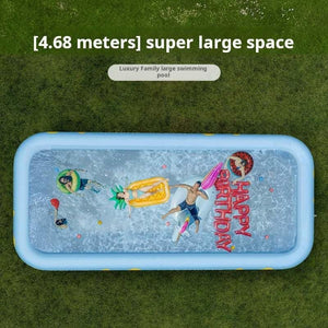 مسبح Swimming Pool عائلي كبير قابل للنفخ.