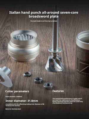 مواصفات شفرات الطحن والأقراص في مطحنة 1Zpresso K-Ultra