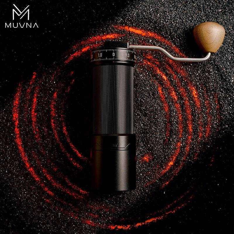 مطحنة قهوة يدوية موفنا GM2 باللون الأسود