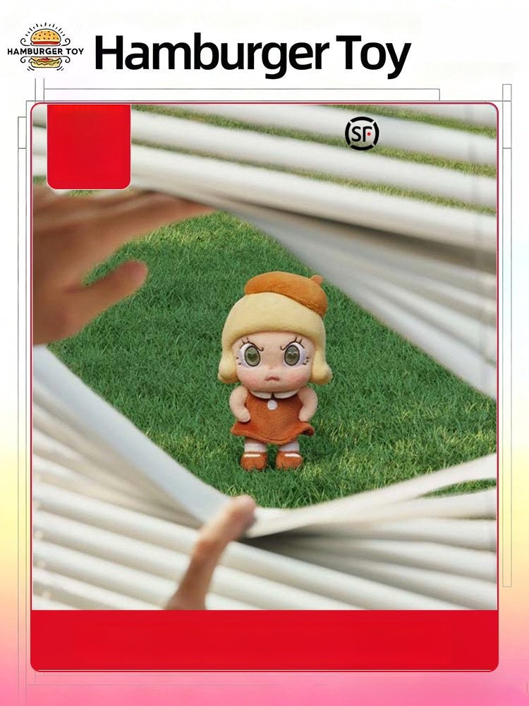 ميدالية قطيفة POPMART Angry Molly Blind Box أصلي 100% - رفعة