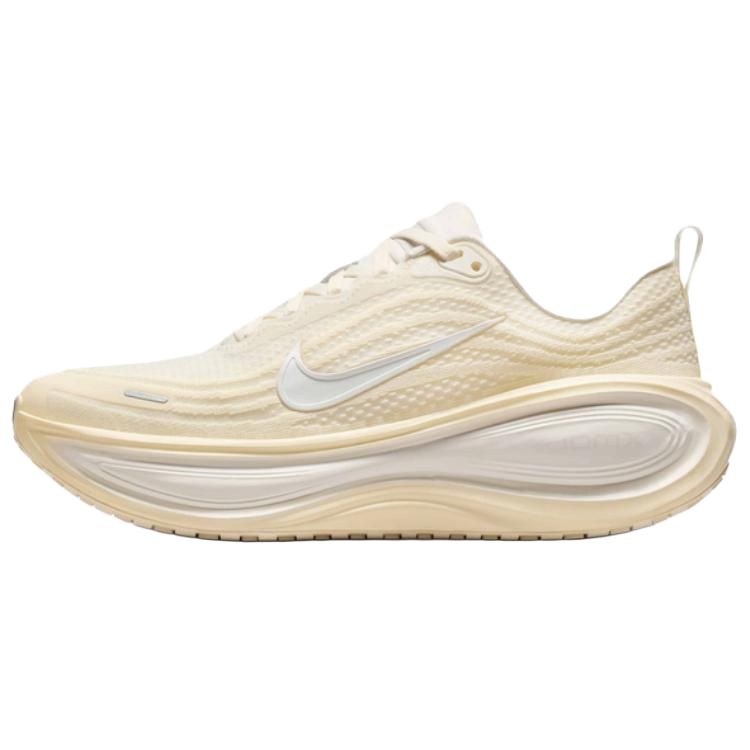 Nike Vomero Plus Daily Comfortable Breathable Reflective Rebound ZoomX Casual Training Running Shoes Women's Beige White - رفعة