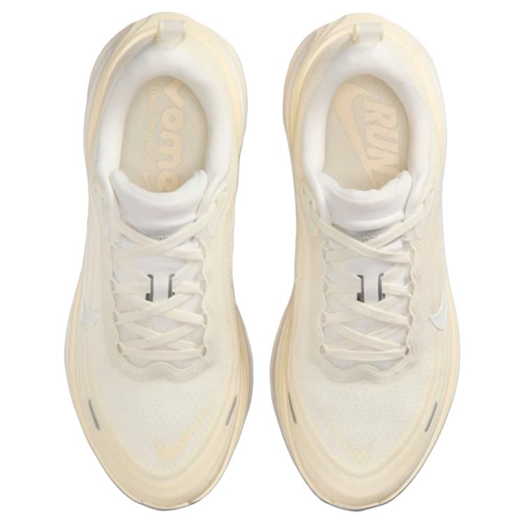 Nike Vomero Plus Daily Comfortable Breathable Reflective Rebound ZoomX Casual Training Running Shoes Women's Beige White - رفعة