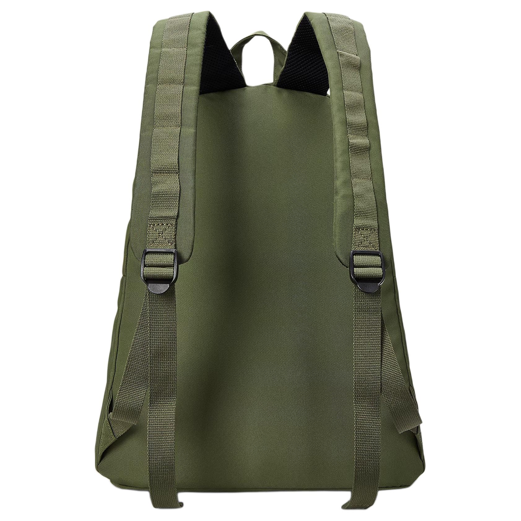 Back view of an authentic Polo Ralph Lauren backpack in olive green, featuring adjustable padded shoulder straps for extra comfort.

الجهة الخلفية لحقيبة ظهر Polo Ralph Lauren أصلية باللون الأخضر الزيتوني، تتميز بأحزمة كتف مبطنة وقابلة للتعديل لراحة إضافية.