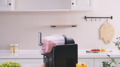 Modern Slush Machine making frozen drinks and smoothies with easy operation