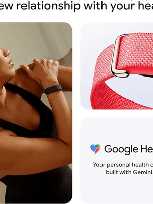 متتبع لياقة بدنية Google Fitbit Air على هيئة سوار معصم