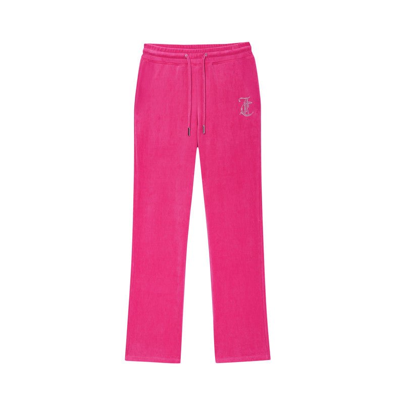 سروال نسائي طويل من المخمل القطني Juicy Couture - رفعة