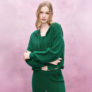 سترة نسائية محبوكة مفتوحة Juicy Couture Slow Cleanfit - رفعة