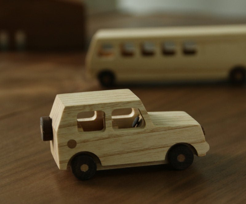 سيارات خشبية للأطفال Wooden Toys ألعاب خشبية - رفعة