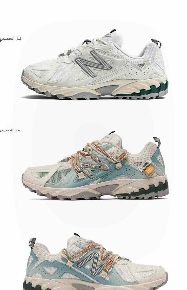 New Balance حذاء رياضي بتصميم مخصص بألوان عصرية وجودة عالية.