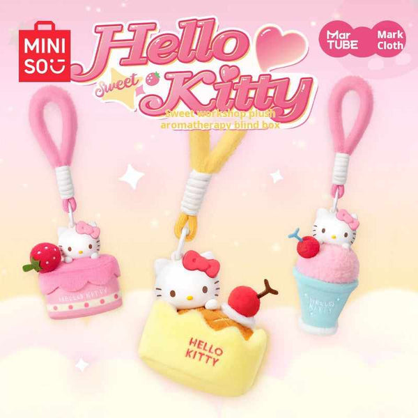 MINISO ميني سو هالو كيتي بليند بوكس حلويات معطرة بتصميمات لطيفة للشنطة أو السيارة.
