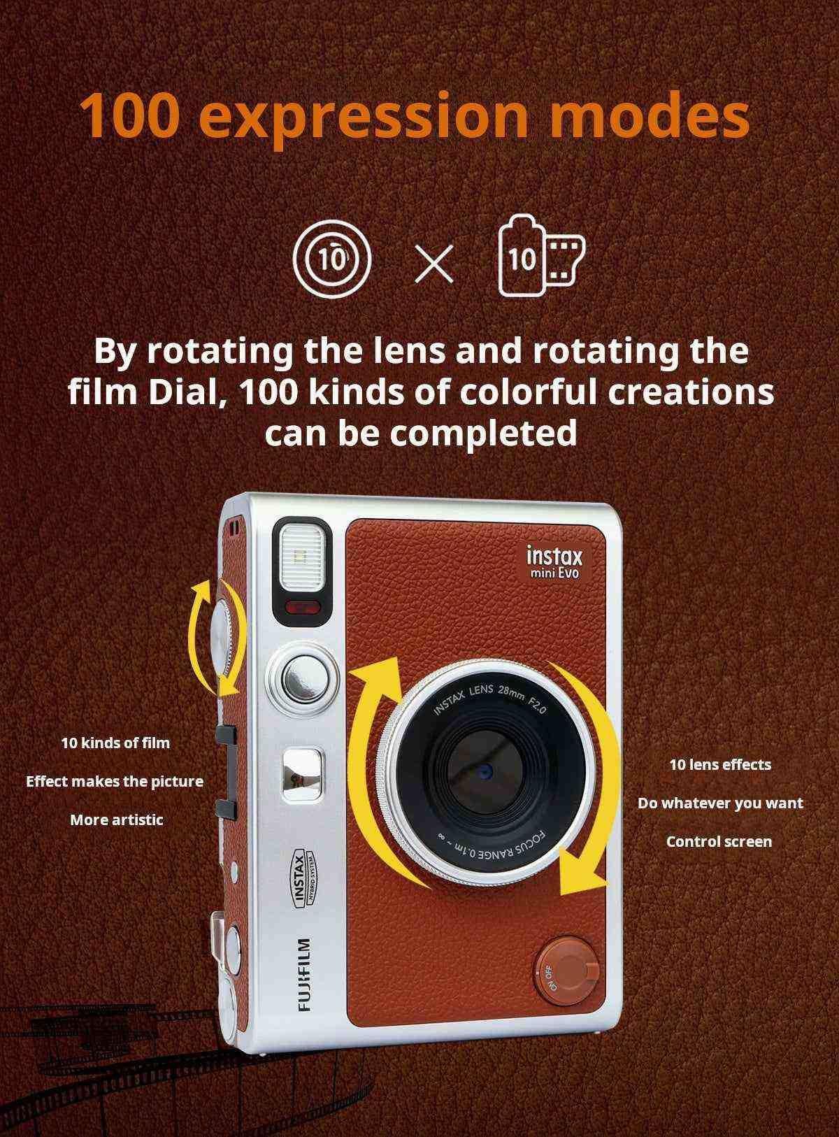 FUJIFILM Instax Mini Evo كاميرا انستاكس ميني.