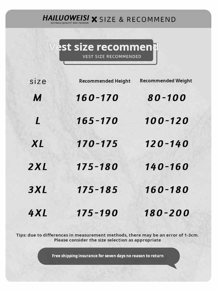 Size chart for cartoon Powerpuff Girls sleeveless summer t-shirts in multiple sizes and recommended height and weight ranges