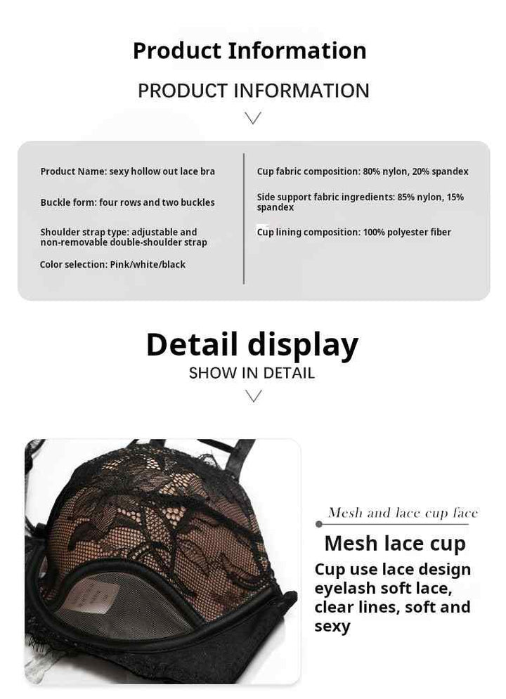 Kardashian SKIMS gathered lingerie sexy lace breathable bra with adjustable straps and supportive underwire available in pink, white, and black.