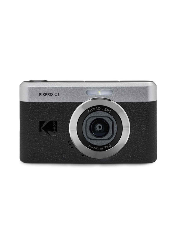 كاميرا Kodak PIXPRO C1 بتصميم كلاسيكي مع شاشة دوارة 2.8 بوصة ودقة 13 ميجا بكسل وخفيفة الوزن مثالية للتصوير بجودة عالية.
