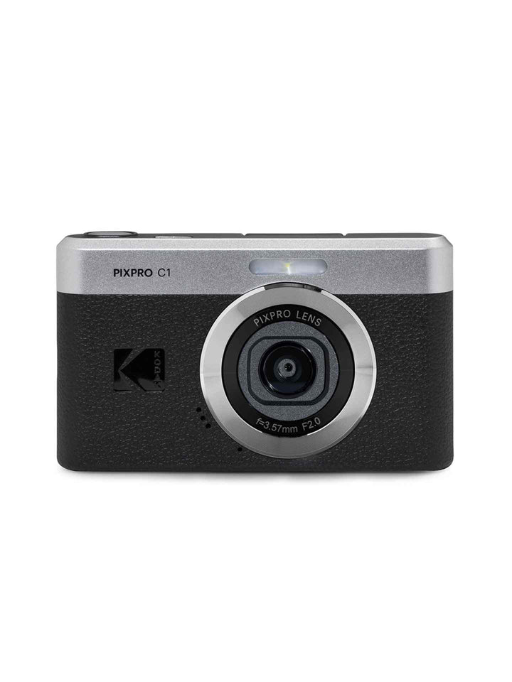 كاميرا Kodak PIXPRO C1 بتصميم كلاسيكي مع شاشة دوارة 2.8 بوصة ودقة 13 ميجا بكسل وخفيفة الوزن مثالية للتصوير بجودة عالية.