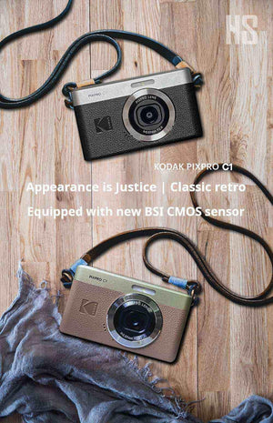 Kodak PIXPRO C1 كاميرا بتصميم كلاسيكي.