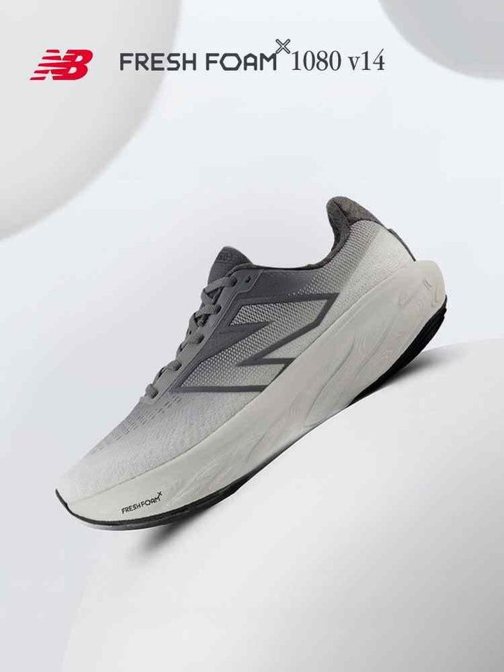 New Balance Fresh Foam X 1080 v14 lightweight running shoe with cushioned sole and sleek design