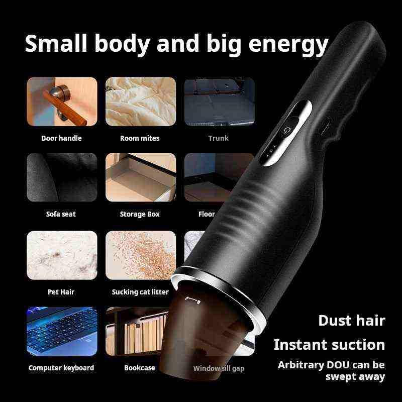 مكنسة كهربائية لاسلكية لبار القهوة | High Suction Power Coffee Bar Cleaner.