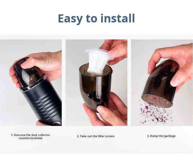 مكنسة كهربائية لاسلكية لبار القهوة | High Suction Power Coffee Bar Cleaner.