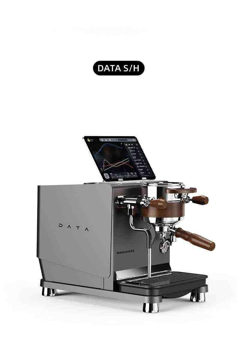 ماكينة قهوة Wendougee Data S BK | تصريف المياه يدويا أو التوصيل المباشر نصف أوتوماتيك احترافية ☕.