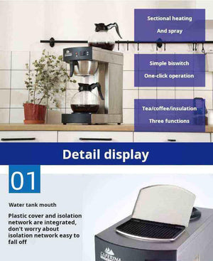 ماكينة Coffee Maker تجارية Caferina RH330 ستانلس ستيل.