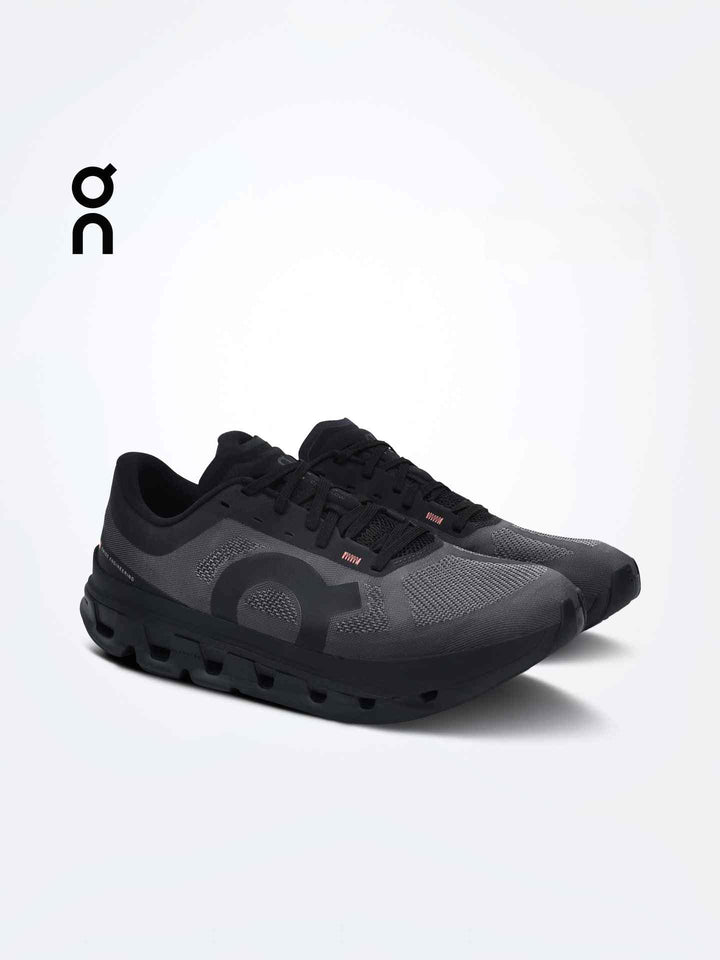 حذاء رياضي رجالي أسود On Run Cloudflow 5 2025 مع توسيد وارتداد للتدريب والجري