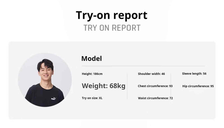 رجل يرتدي بلوفر بولوفر رياضي فضفاض برقبة دائرية من بومّا مقاس XL أسود بتصميم جديد واسع مناسب للرياضة