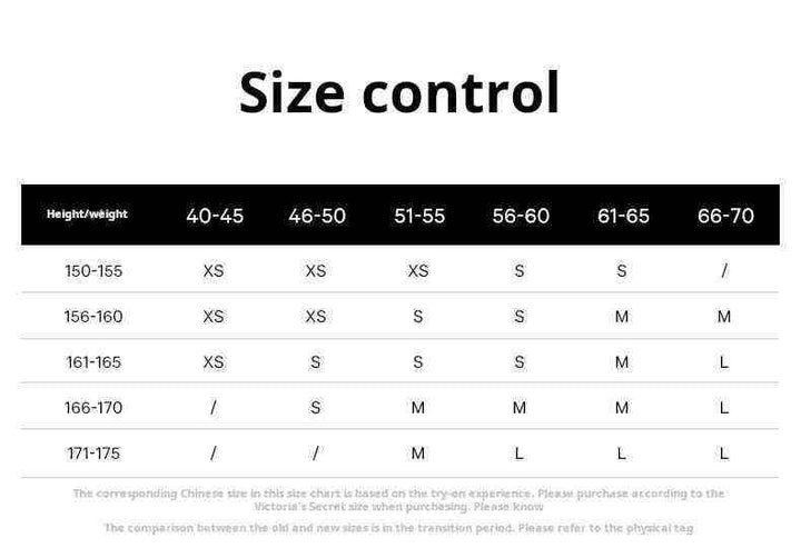 Victoria's Secret satin pajamas size control chart for women homewear