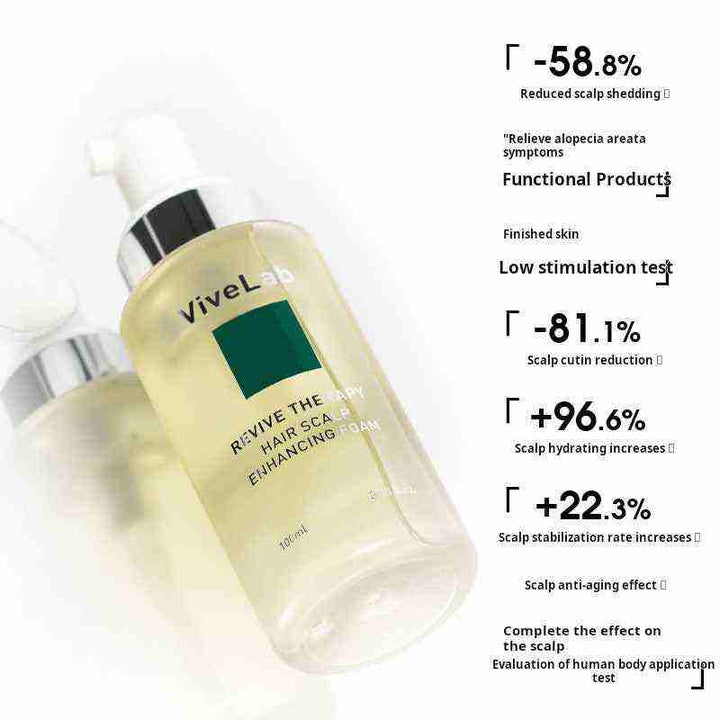 Vivelab Anti-Shedding Foam Scalp Care Serum Hair Growth Fixes Hair Refreshes and Strengthens Hair Roots Hairline