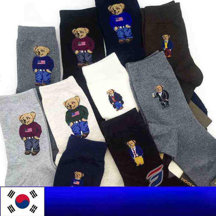 شرابات Bear بتصميم عصري وجودة عالية مع رسومات دب مميزة وألوان متعددة مريحة ومناسبة للاستخدام اليومي.