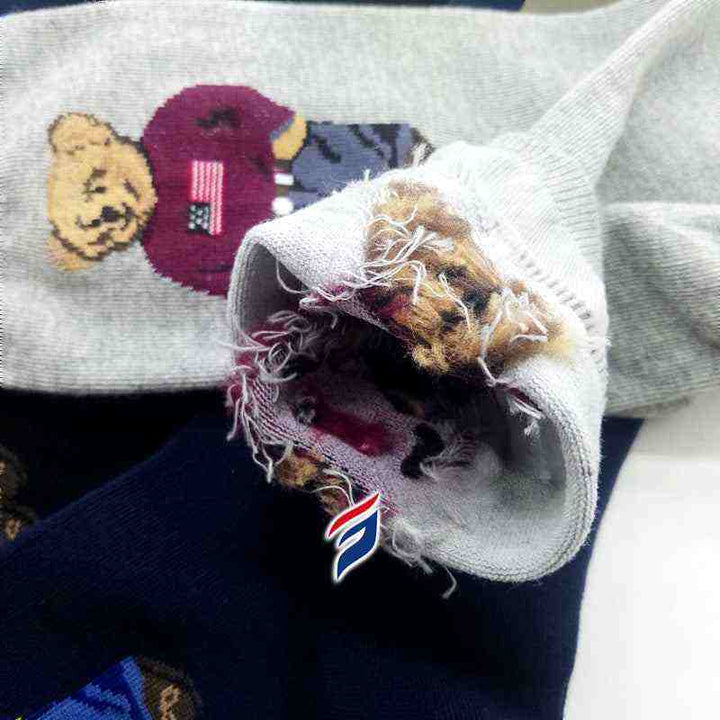 شرابات Bear مريحة وعصرية مع تصميم دب وتفصيل متين يناسب الاستخدام اليومي والرياضي