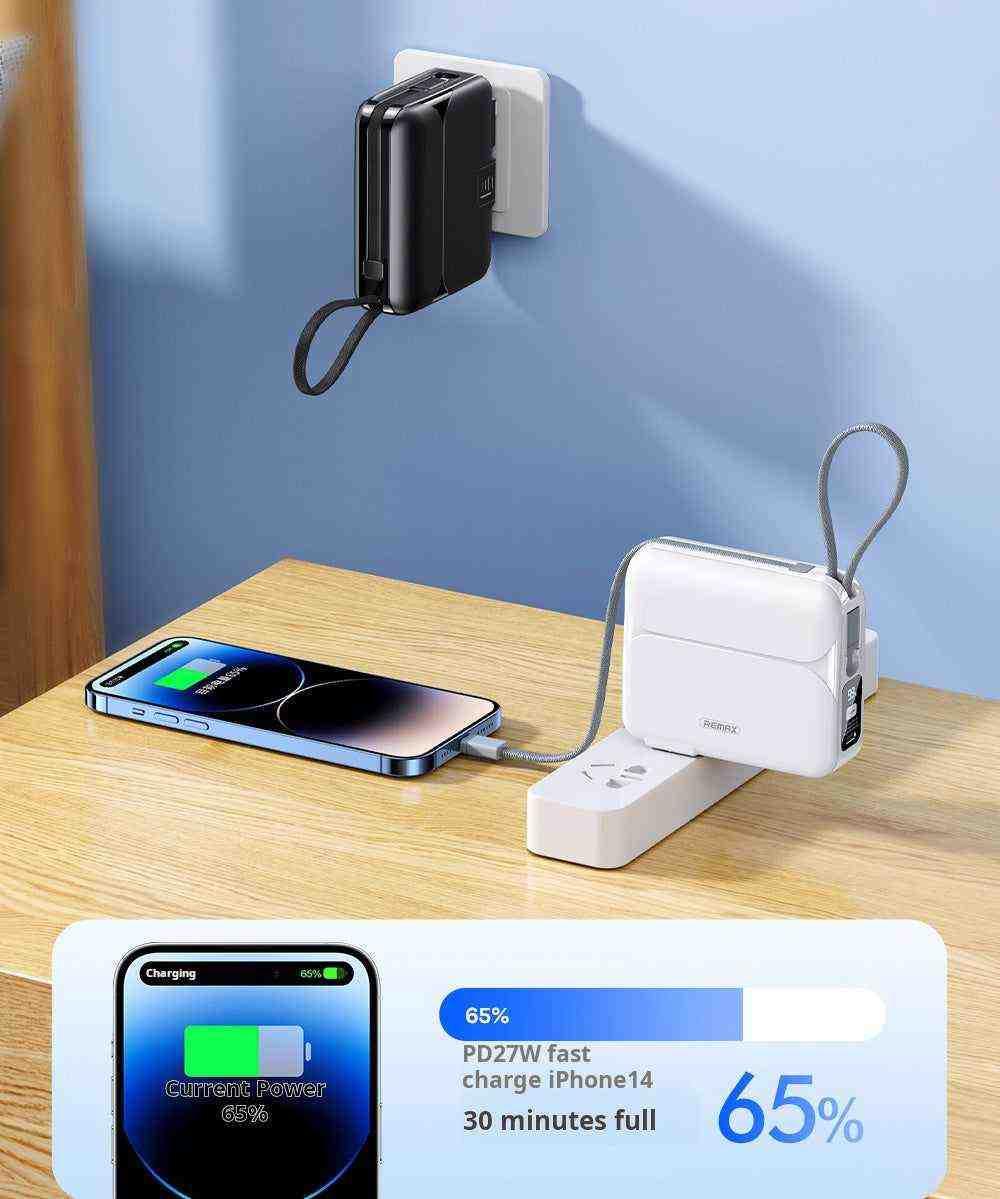 باور بانك REMAX بسعة 20000mAh مع شحن سريع PD27W.