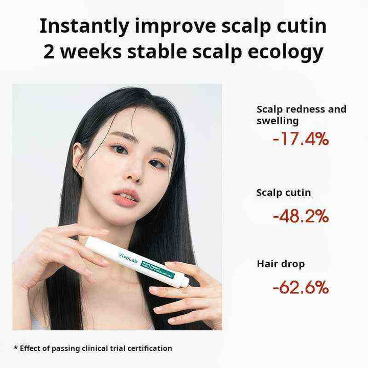 vivelab Scalp Care Serum improves scalp health, reduces redness, cutin, and hair drop in 2 weeks