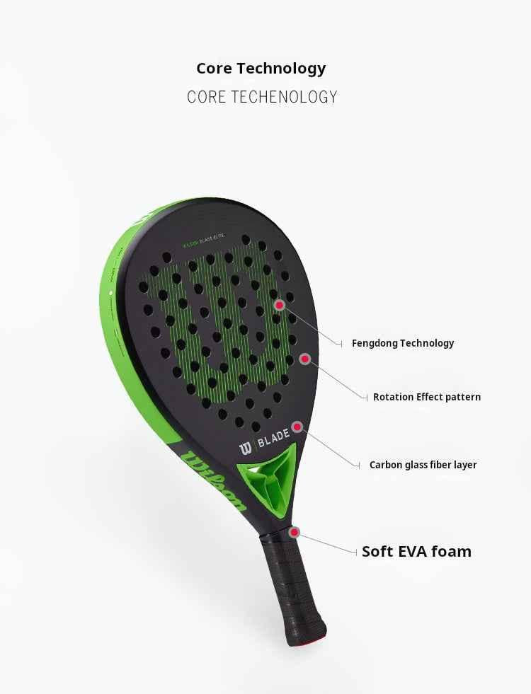 Wilson مضرب تنس باديل رسمي كربون فايبر احترافي للرجال والنساء | Wilson Padel Racket.