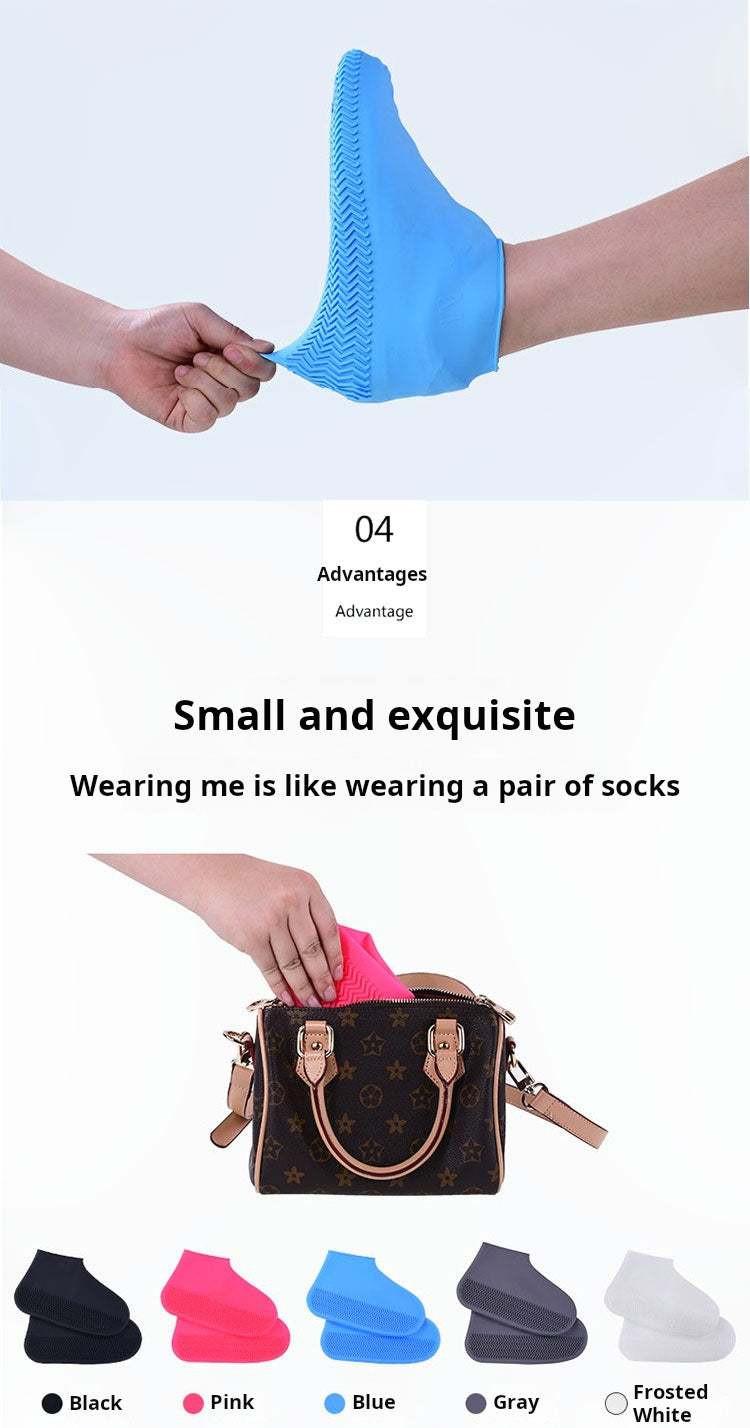 🩵 غطاء أحذية سيليكون مقاوم للماءوالانزلاق.
