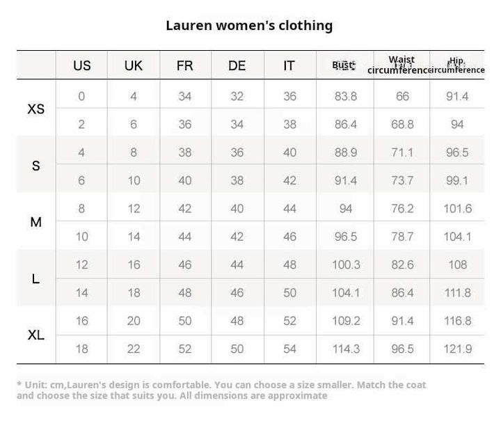 فستان كلاسيكي نسائي بني من لورين بتصميم محبوك وأزرار أمامية وقبة بولو لطول متوسط وراحة عالية.