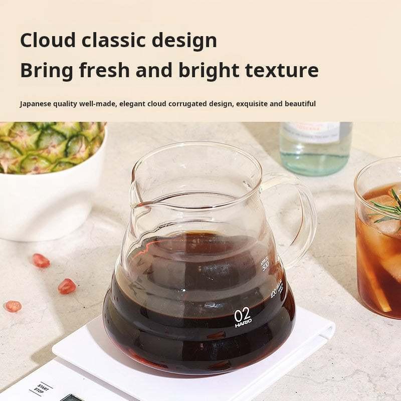 HARIO  large capacity glass coffee pot XGS سيرفر.