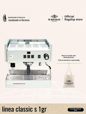 آلة إسبريسو La Marzocco Linea Classic S بمجموعة واحدة فضي.