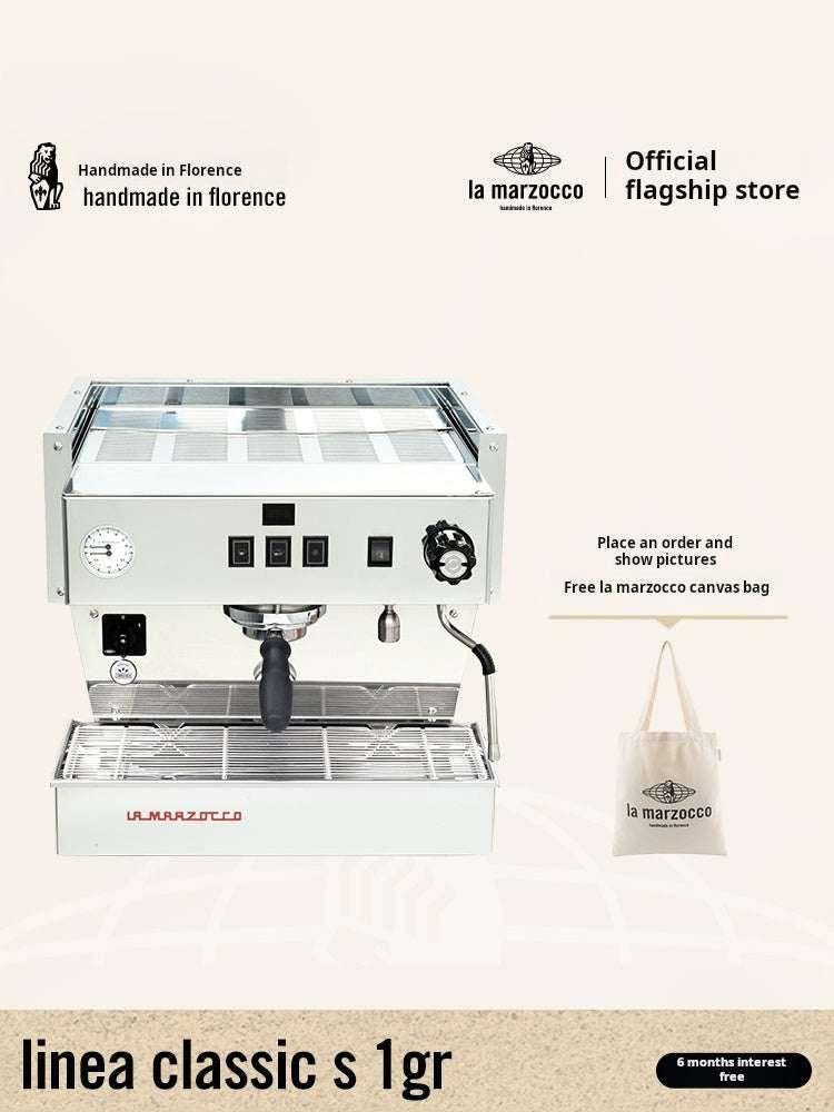 آلة إسبريسو La Marzocco Linea Classic S بمجموعة واحدة فضي.